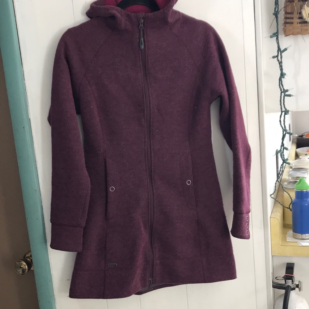 Outdoor Research wool tunic jacket coat zip up